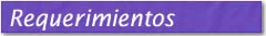Requerimientos